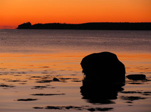 Sunrise over Penobscot Bay