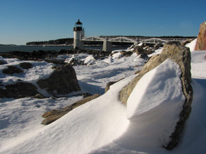 Jack Frost strikes again along the Maine coast