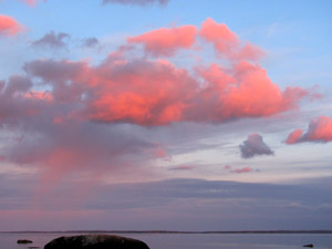 Sunset over Penobscot Bay