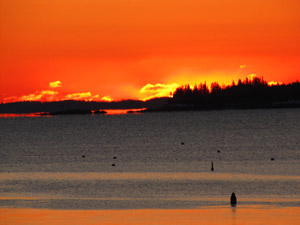 Sunrise over Owls Head