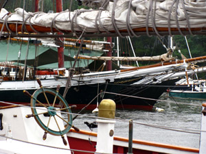 Secure the sails and batten down the hatches...Camden Harbor (Photo by Bob Trapani, Jr.)
