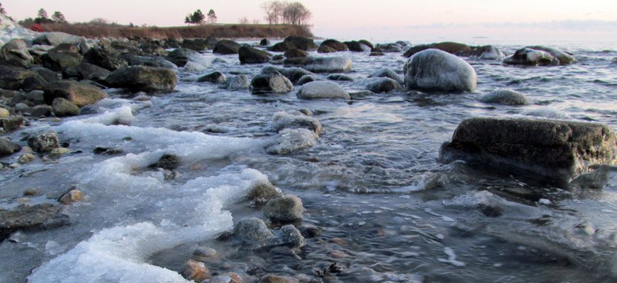 When Winter Seas Burn Frigid