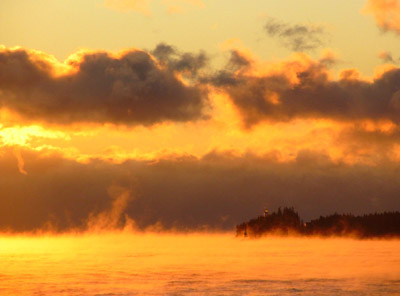 Sea smoke