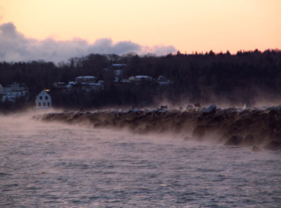 Rockland Breakwater and lighthouse