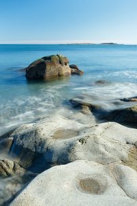 The rocky coast of the Schoodic Peninsula