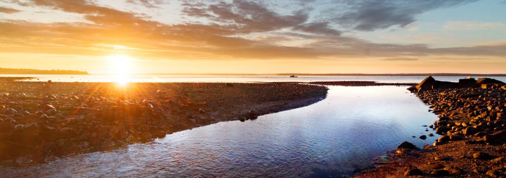 Sunrise over Lincolnville Beach